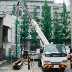 H型鋼打設工事